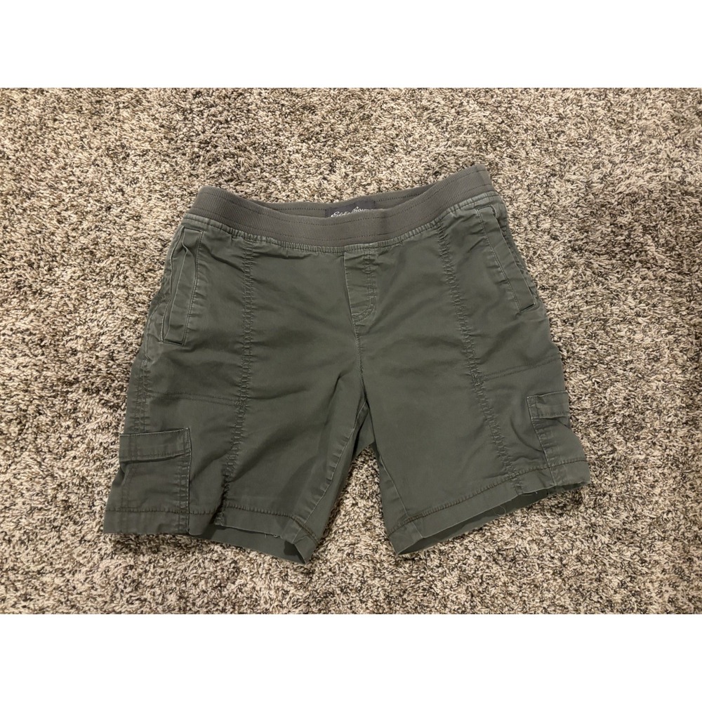Eddie Bauer Ripstop Utility Shorts Outdoor Lightweight Green Women’s 8